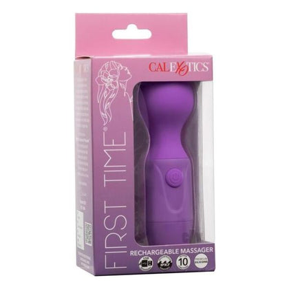 First Time Rechargeable Vibrator Massager - Purple