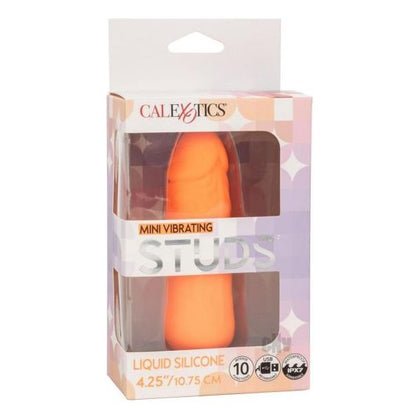 Silicone Studs Mini Vibrating Studs - Orange