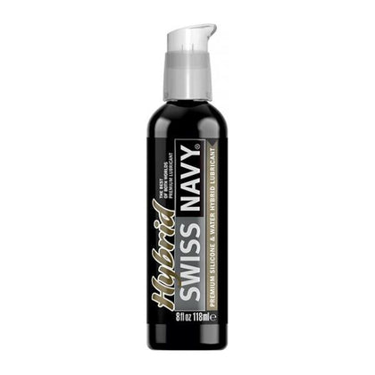 Swiss Navy Premium Hybrid Lubricant - 8 Oz Bottle