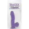 Basix Rubber Works 6.5 Dong w/Suction Cup - Purple