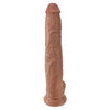King Cock 14in Cock with Balls - Tan