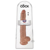 King Cock 14in Cock with Balls - Tan