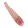 King Cock 16 Tapered Double Dildo - Flesh