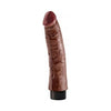 King Cock 7 Vibrating Cock - Brown