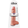 King Cock 12 Inch Cock With Balls - Flesh