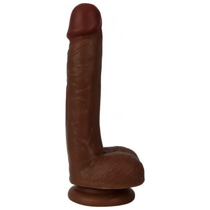 Curve Novelties Thinz 7 Slim Dong w/Balls - Chocolate