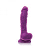 Colours Dual Density 8 Dildo - Purple