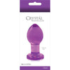 Crystal Butt Plug Medium - Purple