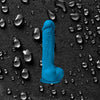 Colours Pleasures 5 Dildo w/Suction Cup - Blue