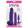 INYA Play Things Set of Plug, Dildo & Vibrator - Purple