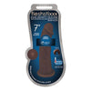 FLESHSTIXXX 7in Silicone Dildo Chocolate