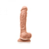 Colours Dual Density 8 Dildo - White