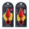 Forto F-10 Silicone Plug w/Pull Ring - Large Red