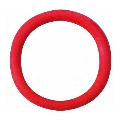 Spartacus 1.25 Rubber Cock Ring - Red