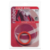 Spartacus 1.25 Rubber Cock Ring - Red