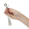 Nipple Play Playful Tassels Nipple Clamps -  Silver