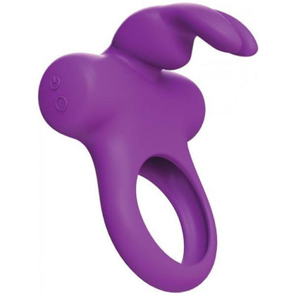 VeDO Frisky Bunny Rechargeable Vibrating Ring - Perfectly Purple