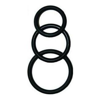 Super Silicone Cockrings 3 (Black)