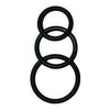 Super Silicone Cockrings 3 (Black)