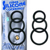 Super Silicone Cockrings 3 (Black)