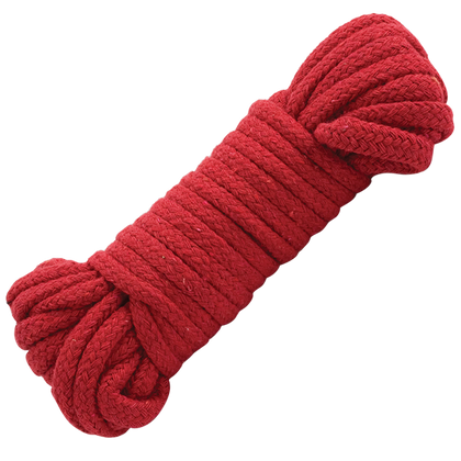 Japanese Style Bondage Cotton Rope - Red