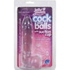 Jelly Jewels - Cock and Balls With Suction Cup - Clear