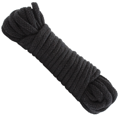 Japanese Style Bondage Cotton Rope - Black