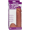 Vac-U-Lock 8-Inch Realistic Cock - Brown