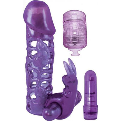 Clit Tickler Penis Extender - Purple