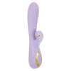 VIBES OF NEW YORK RIBBED SUCTION MASSAGER LAVENDER