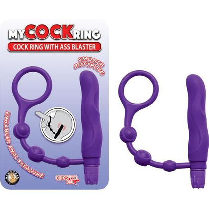 MY COCKRING W/ASS BLASTER PURPLE