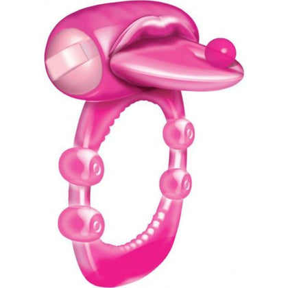 Pierced Tongue X-treme Vibrating Pleasure Ring - Magenta