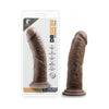 Dr. Skin - 8 Inch Cock With Suction Cup -  Chocolate