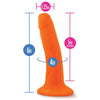 Neo Dual Density Cock 5.5` Neon Orange