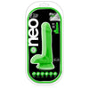 Blush Neo Elite 6 Silicone Dual Density Cock w/Balls - Neon Green