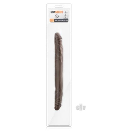 Dr. Skin - 14 Inch Double Dildo - Chocolate