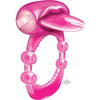 Forked Tongue X-treme Vibrating Pleasure Ring - Magenta