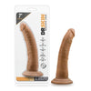 Dr Skin Cock W/suction 7 Mocha