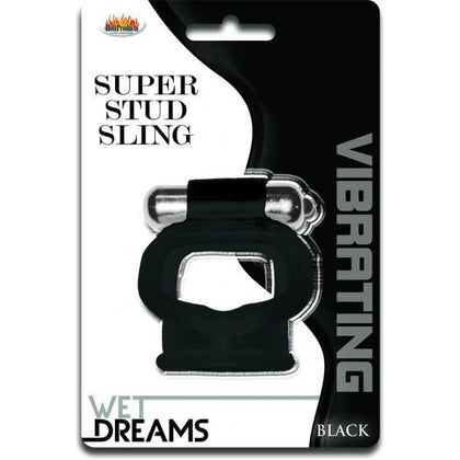 Wet Dreams Super Stud Sling - Black