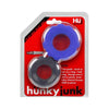 Hunky Junk Cog Ring 2 Size Double Pack - Cobalt & Tar Pack of 2