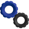 Hunky Junk Cog Ring 2 Size Double Pack - Cobalt & Tar Pack of 2