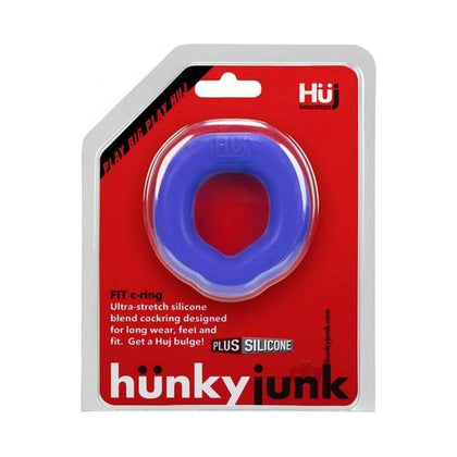 Hunky Junk Fit Ergo C Ring - Cobalt