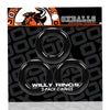 Oxballs Willy Rings - Black Pack of 3