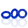 Oxballs Willy Rings - Blue Pack of 3