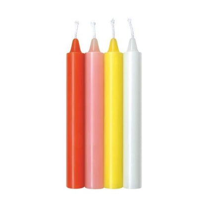 The 9 Warm Drip Candles Pastel 4pk