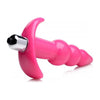 Frisky Bubbling Pink Ribbed Anal Plug