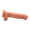 Power Pecker 7 Inch Silicone Dildo With Balls - Flesh