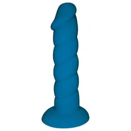 Rock Candy Suga Daddy 8 Silicone Dildo - Blue