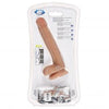 Cloud 9 Novelties Dual Density Real Touch 7 Inch With Balls - Tan