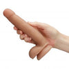 Cloud 9 Novelties Dual Density Real Touch 7 Inch With Balls - Tan